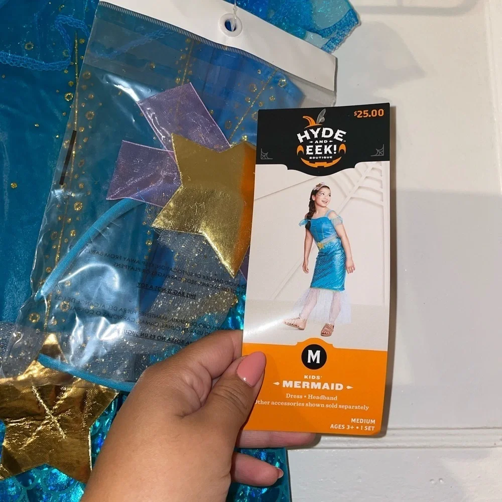 Girl mermaid play costume -medium